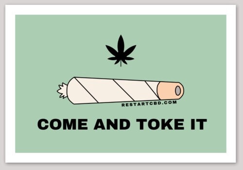 RESTART Stickers / Come & Toke It